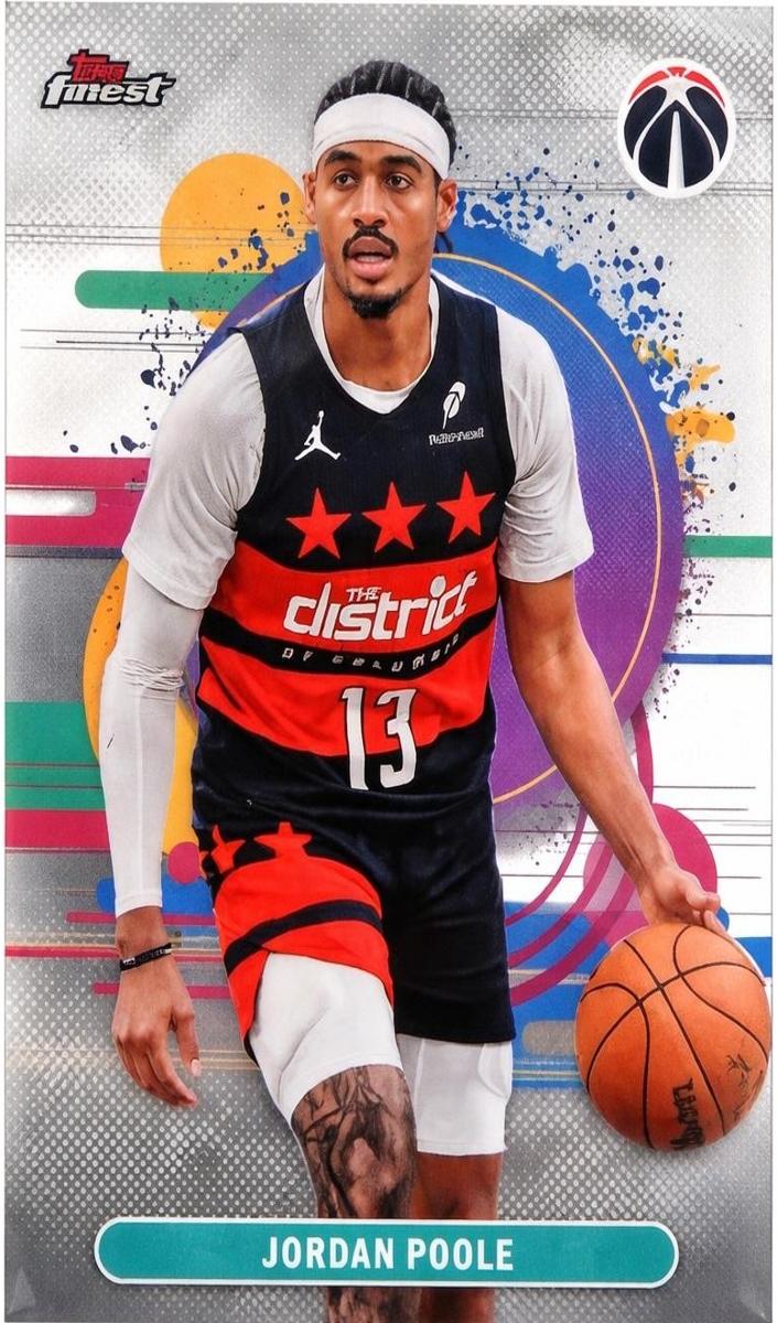 2025 Topps Finest Basketball Jordan Poole #186