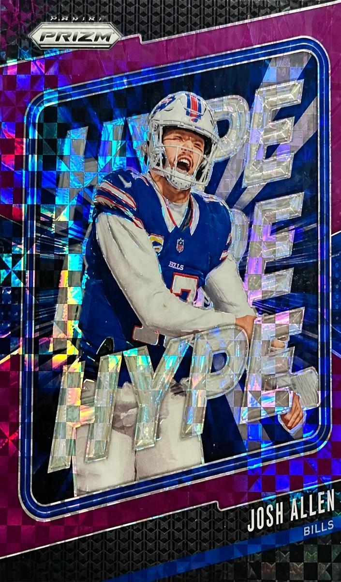 2024 Panini Prizm Football Purple Power Josh Allen #13 PSA 9