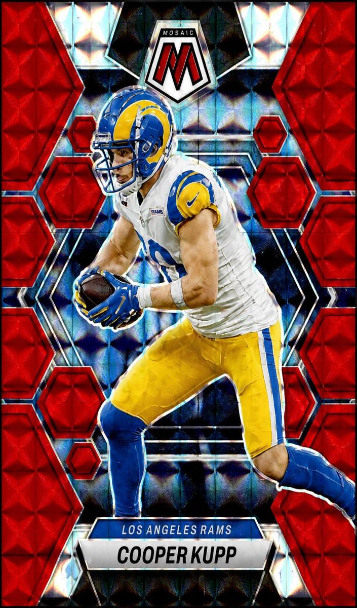 2023 Panini Mosaic Football Red Cooper Kupp #137