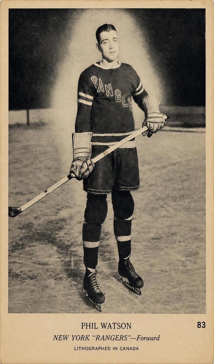 1939 O-Pee-Chee V301-1 Hockey Phil Watson #83