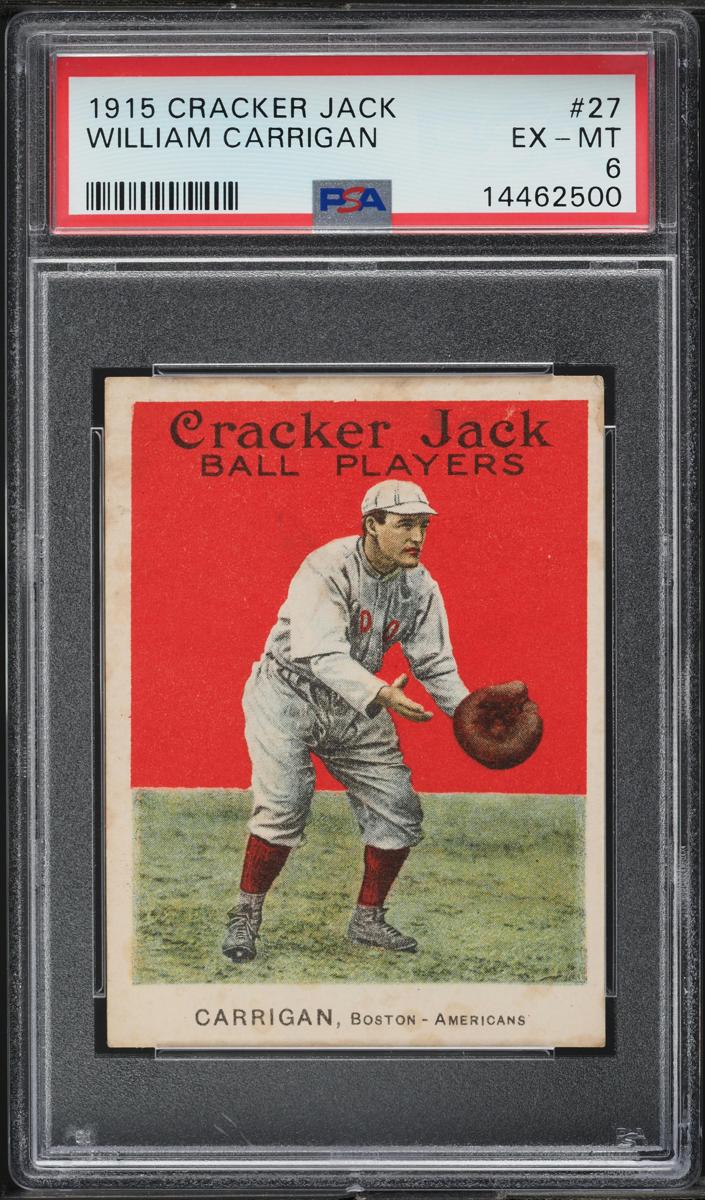 1915 Cracker Jack Baseball William Carrigan #27