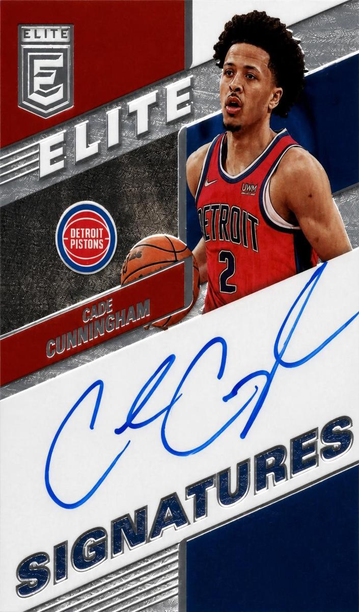 2022 Donruss Elite Basketball Cade Cunningham #ES-CCH PSA 9