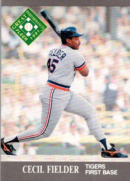1991 Fleer Ultra Baseball Cecil Fielder #392