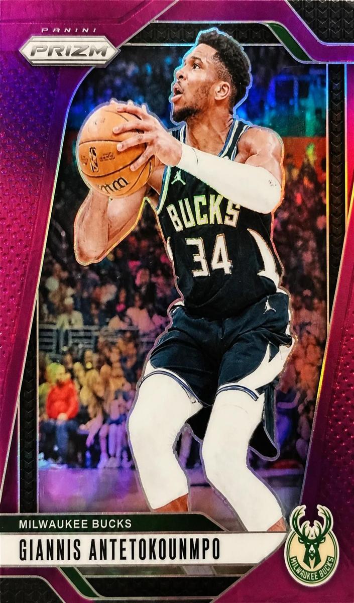 2024 Panini Prizm Basketball Purple Giannis Antetokounmpo #85