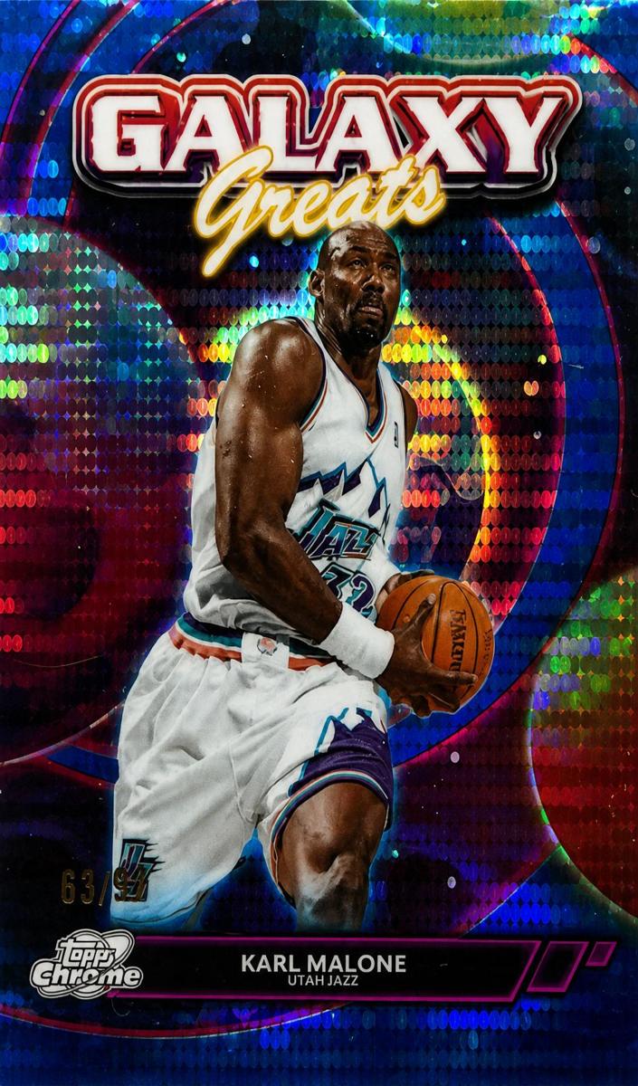 2025 Topps Cosmic Chrome Basketball Blue Moon Refractor Karl Malone #GG-6