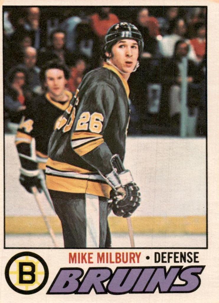 1977 Topps Hockey Mike Milbury #134 PSA 9