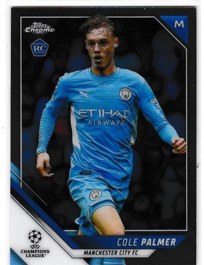 2021 Topps Chrome Champions UEFA League Soccer Cole Palmer #135