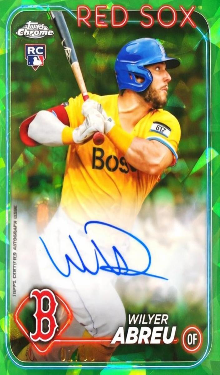 2024 Topps Chrome Sapphire Baseball Green Wilyer Abreu #CSA-WA