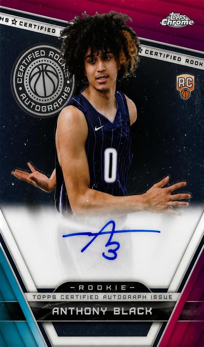 2023 Topps Chrome Basketball Anthony Black #CRA-AB
