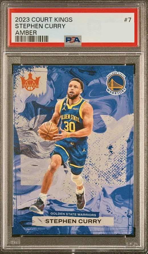 2023 Panini Court Kings Basketball Amber Stephen Curry #7