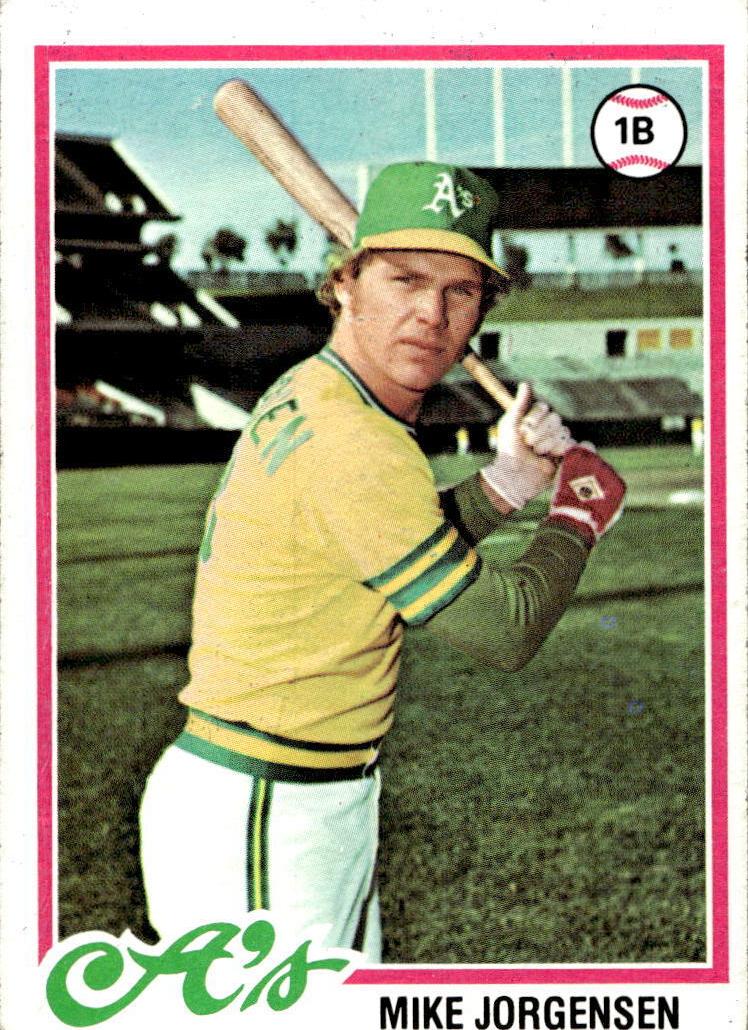 1978 Topps Baseball Mike Jorgensen #406