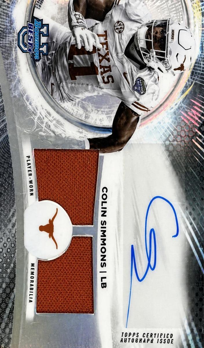 2025 Bowman Best University Football Colin Simmons #DRA-CS