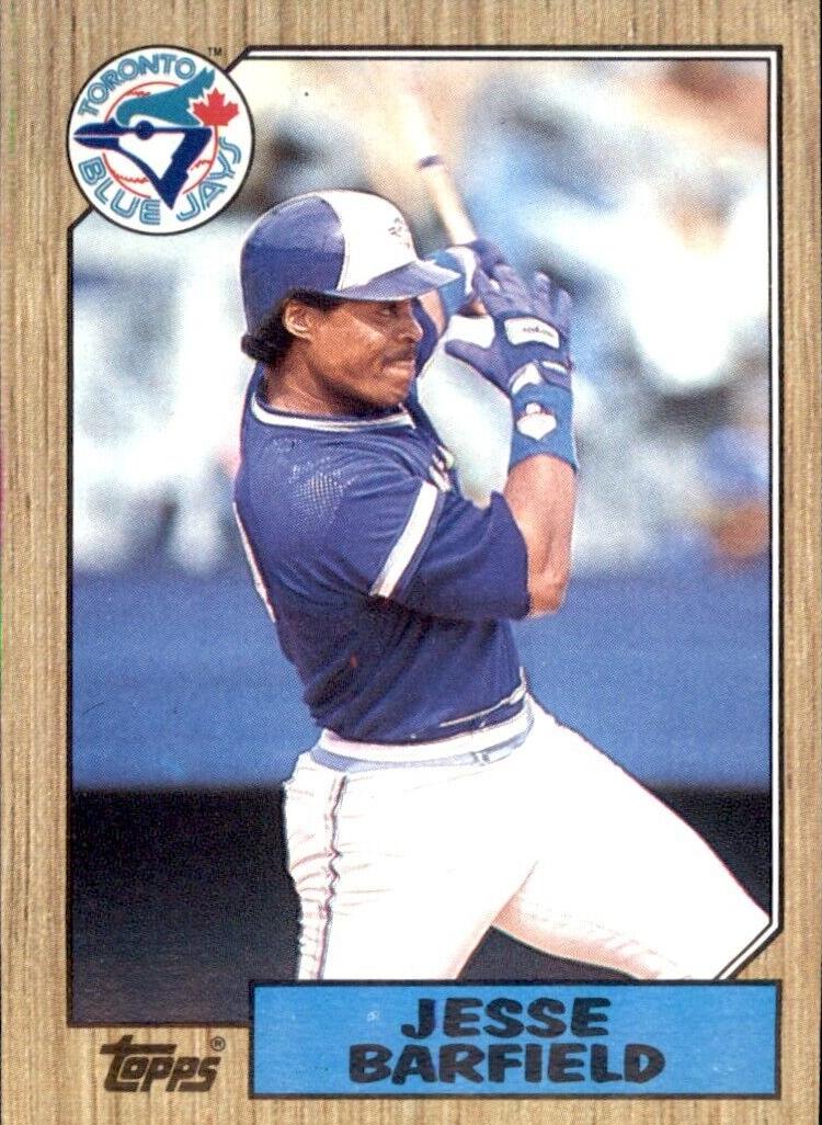 1987 Topps Baseball Jesse Barfield #655 PSA 6