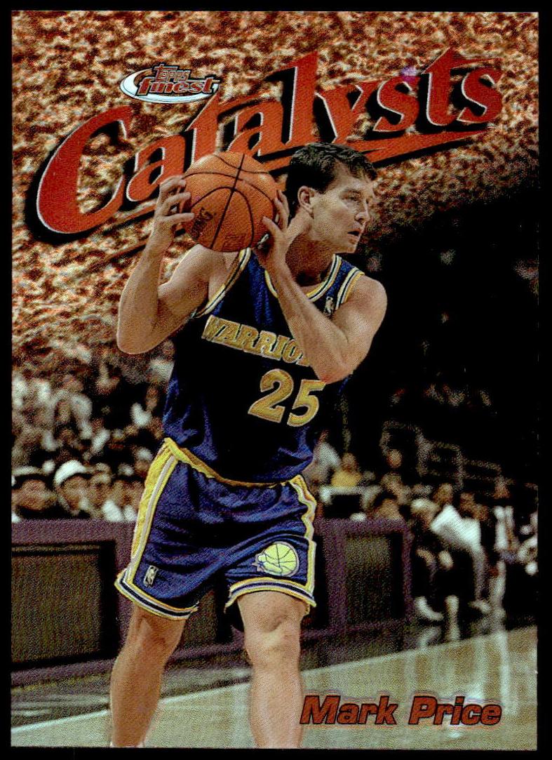 1997 Topps Finest Basketball Refractor Mark Price #30 PSA 8.5