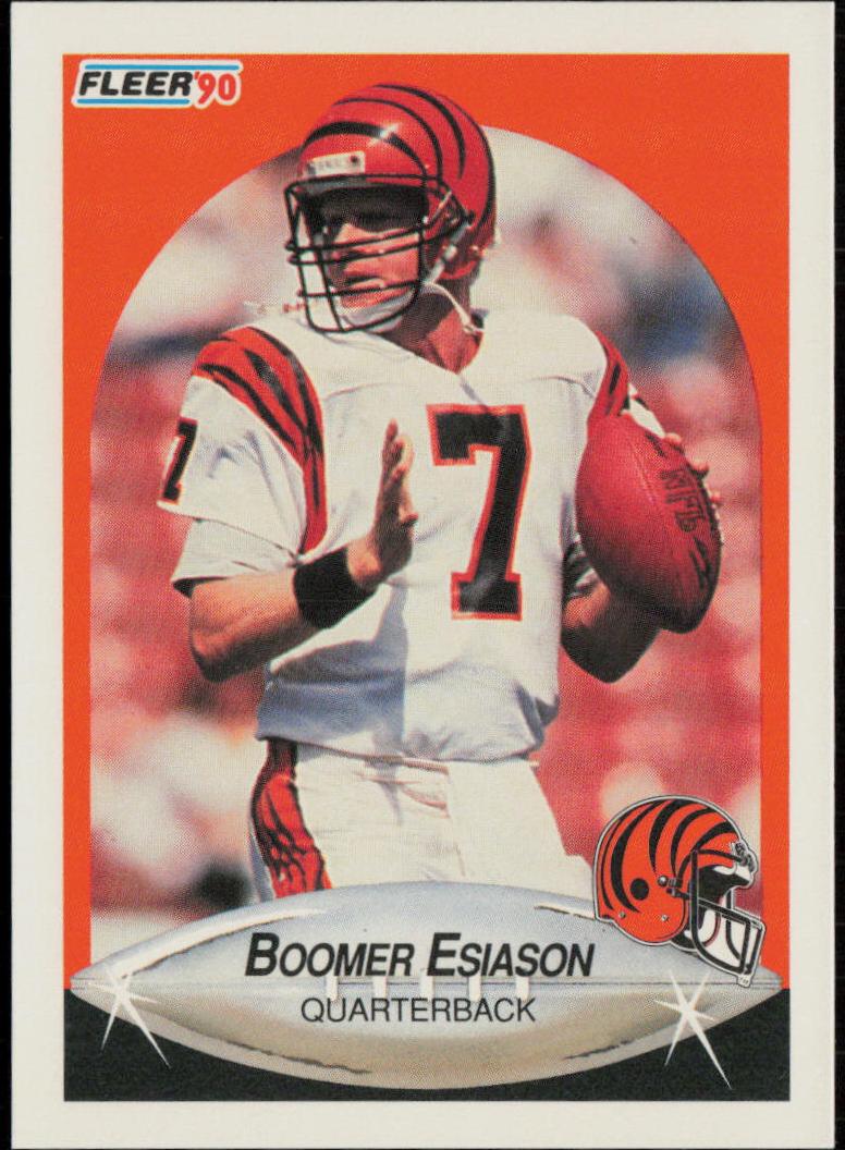 1990 Fleer Football Base Boomer Esiason #214 PSA 9