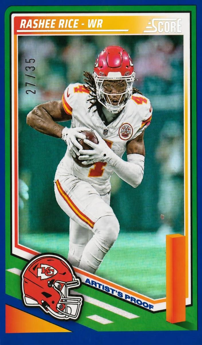 2025 Panini Score Football Artist's Proof Rashee Rice #182 PSA 9