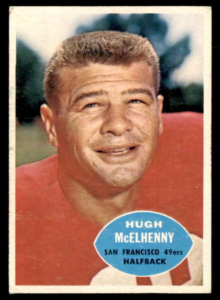 1960 Topps Football Hugh McElhenny #116 PSA 8