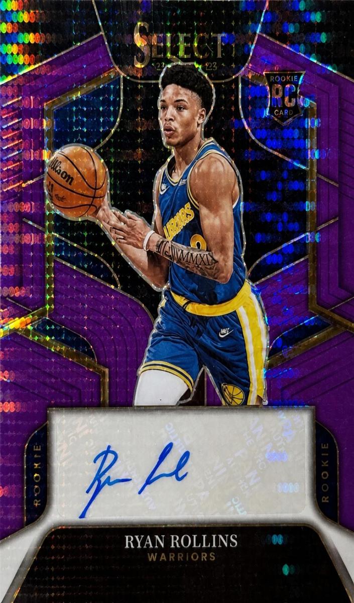 2022 Panini Select Basketball Neon Purple Pulsar FOTL Ryan Rollins #RS-RYR