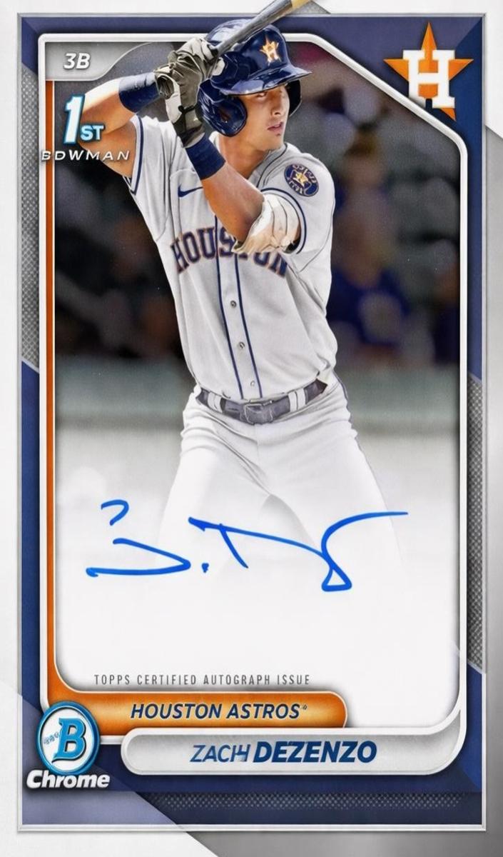 2024 Bowman Chrome Baseball Zach Dezenzo #CPA-ZD
