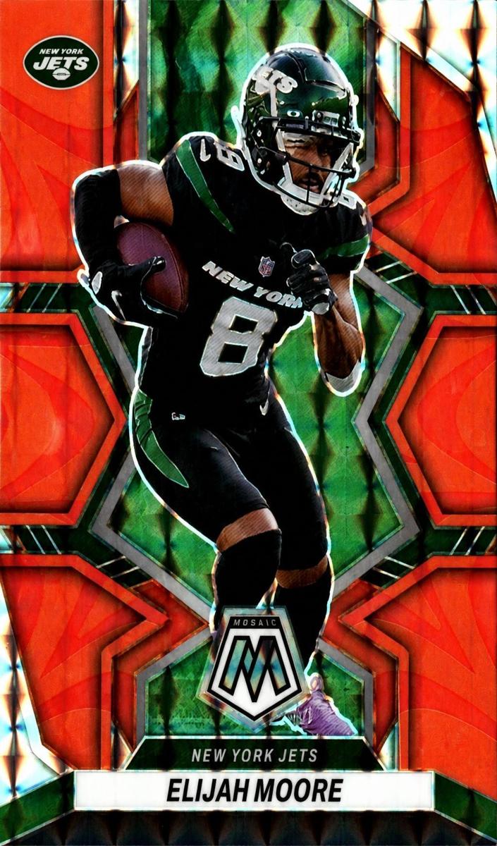2022 Panini Mosaic Football Elijah Moore #153