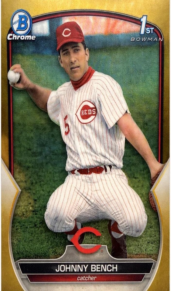 2023 Bowman Chrome Prospects Baseball Johnny Bench #BCP-253 PSA 9