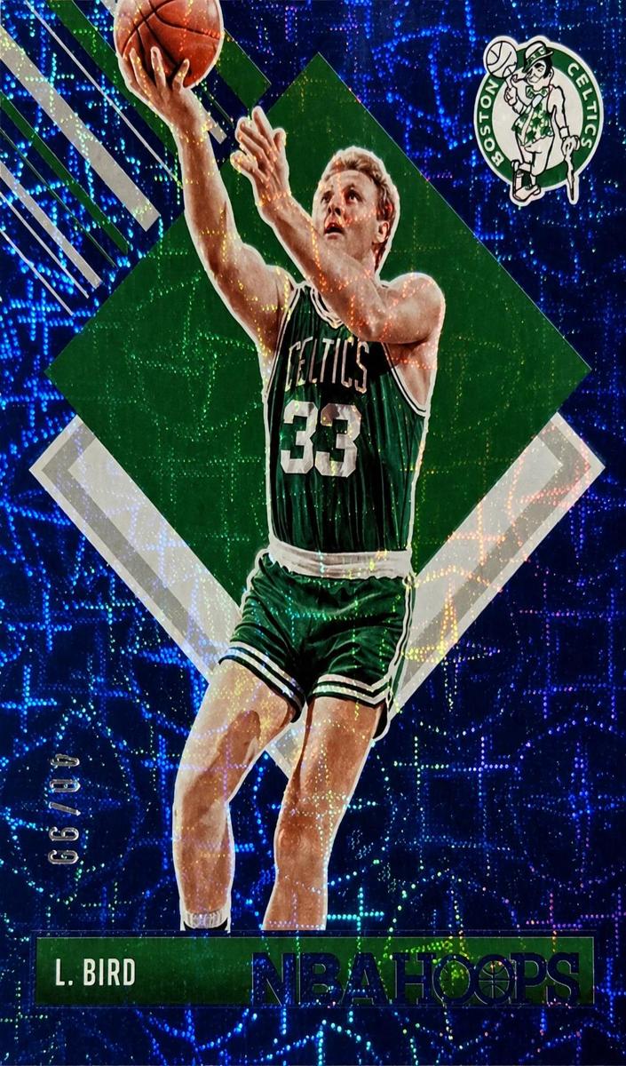 2024 Panini Hoops Basketball Blue Scope Larry Bird #299 PSA 10