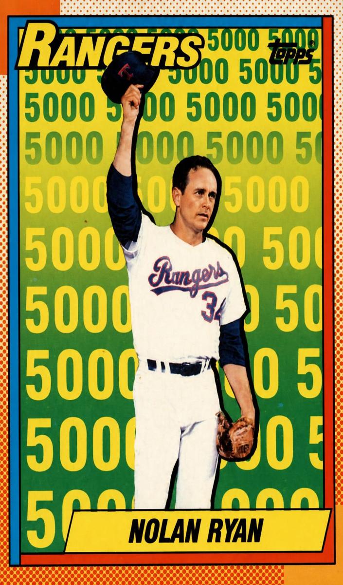 1990 O-Pee-Chee Baseball Rangers Nolan Ryan #5