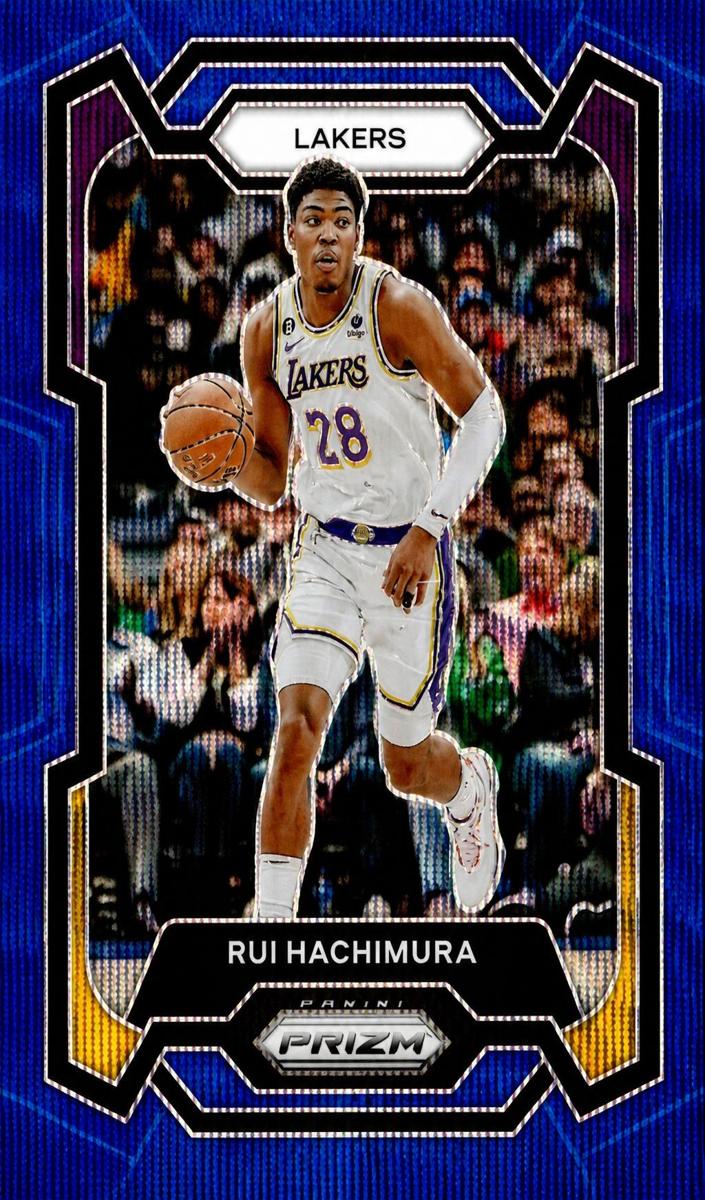 2023 Panini Prizm Basketball Blue Wave Rui Hachimura #42