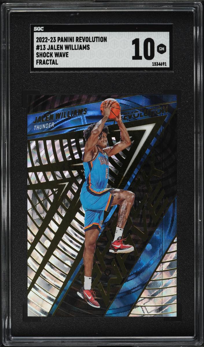 2022 Panini Revolution Basketball Fractal Jalen Williams #13