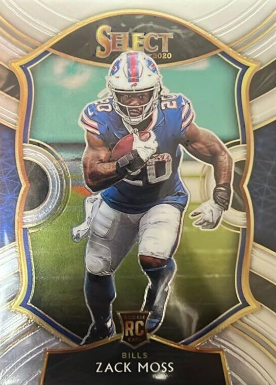 2020 Panini Select Football Zack Moss #69 CGC 9