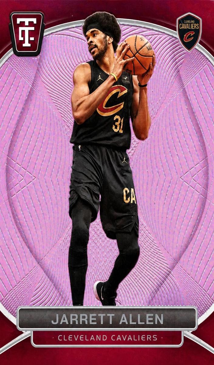 2024 Panini Totally Certified Basketball Mirror Platinum Pink Die Cut Jarrett Allen #120