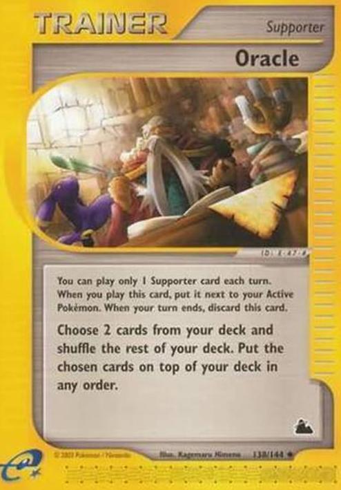 2003 Pokemon Skyridge Oracle #138
