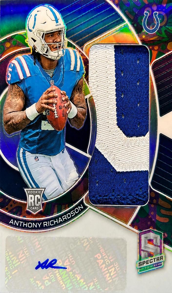 2023 Panini Spectra Football Psychedelic Anthony Richardson #RAD-ARI