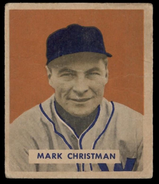 1949 Bowman Baseball null Mark Christman #121
