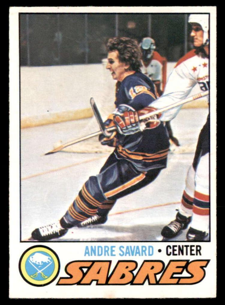 1977 O-Pee-Chee Hockey Andre Savard #118 PSA 8