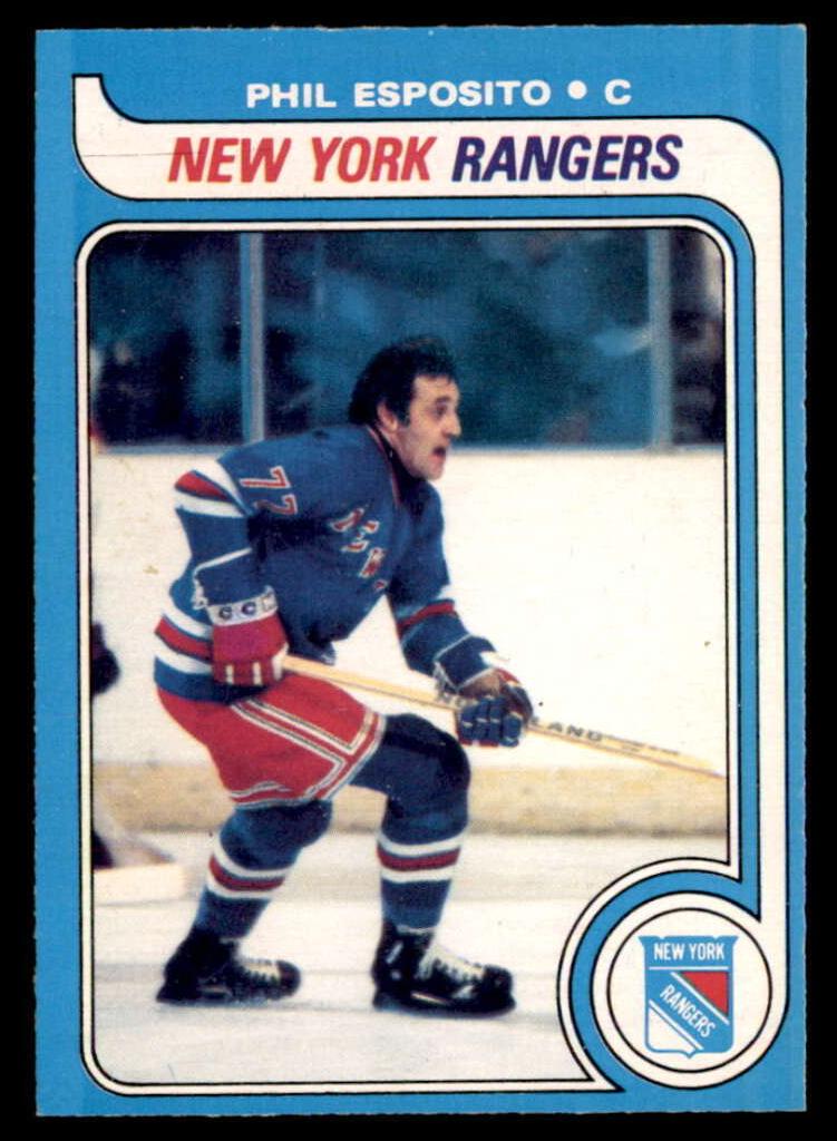 1979 O-Pee-Chee Hockey Phil Esposito #220 PSA 8