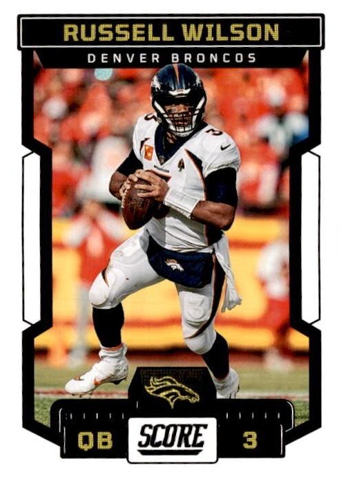 2023 Panini Score Football Russell Wilson #70 CGC 9