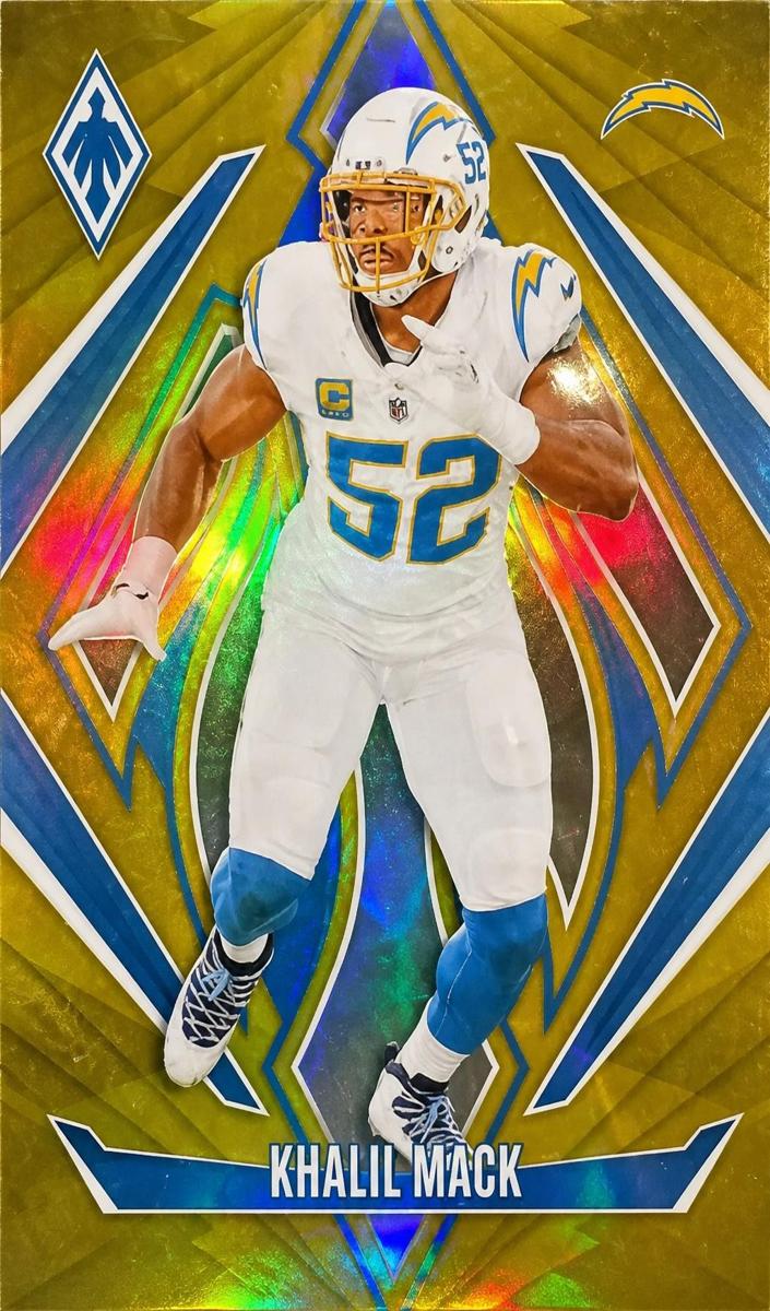 2024 Panini Phoenix Football Gold Pandora Khalil Mack #95