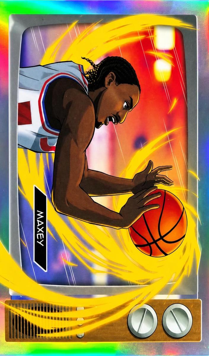 2025 Bowman Basketball Tyrese Maxey #NBA-A3