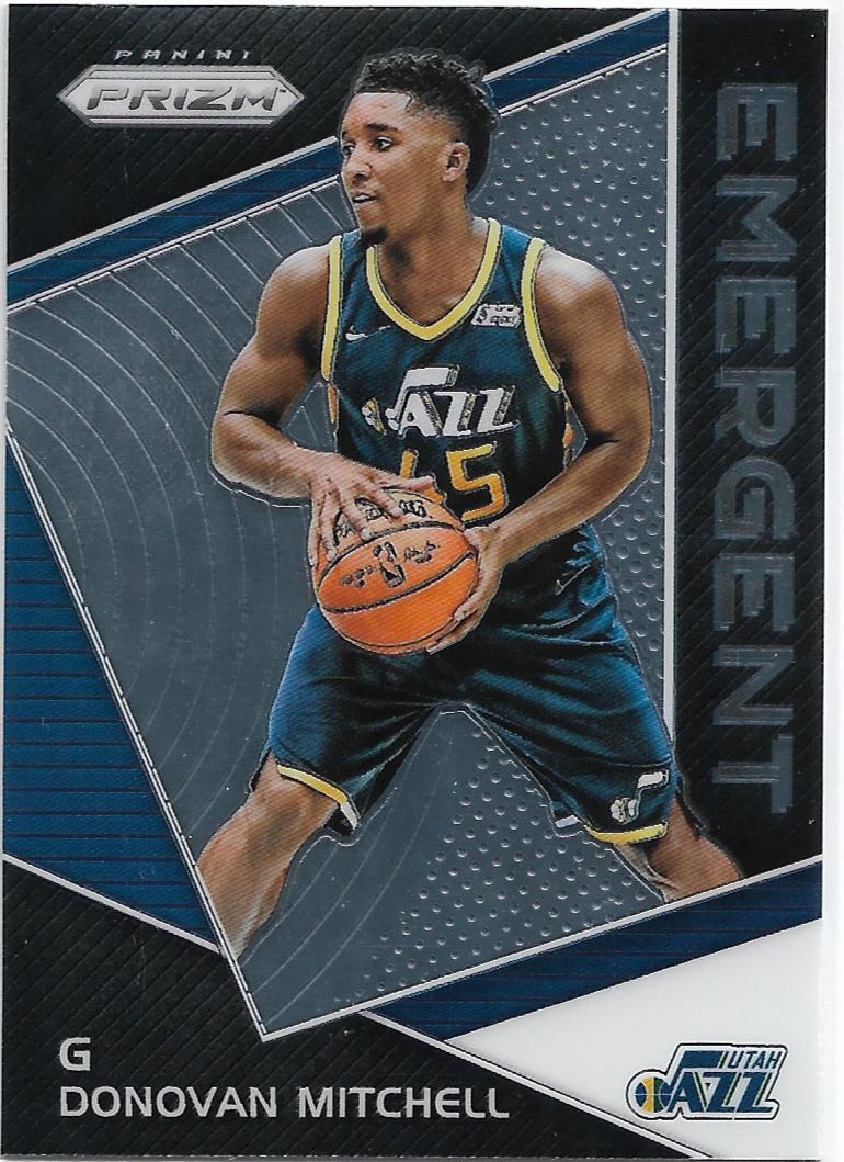 2017 Panini Prizm Basketball Donovan Mitchell #EM-DON PSA 10