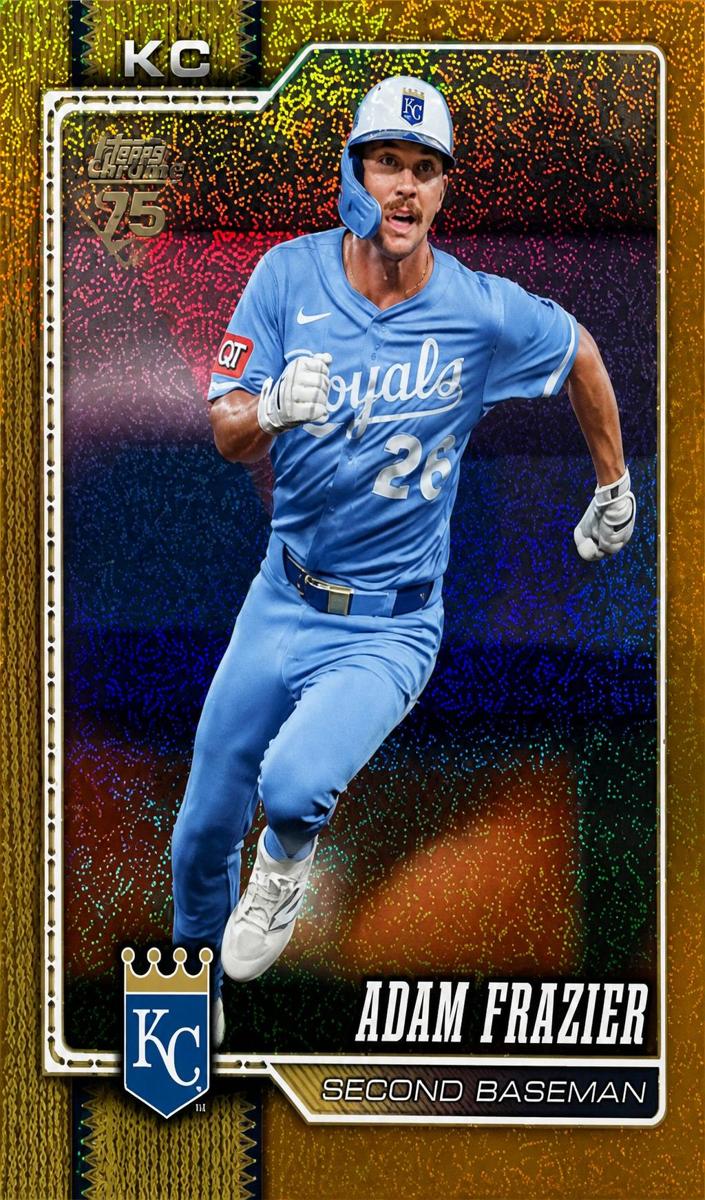 2026 Topps Baseball Sandglitter Gold Adam Frazier #181