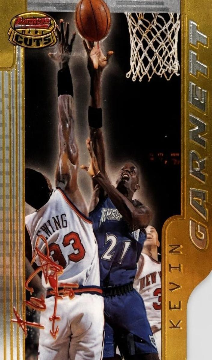 1996 Bowman's Best Basketball Kevin Garnett #BC12