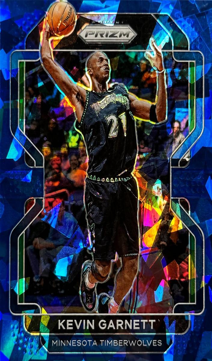 2021 Panini Prizm Basketball Blue Ice Kevin Garnett #256 PSA 10