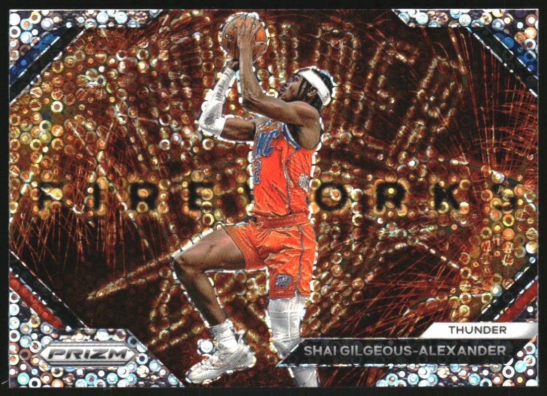 2023 Panini Prizm Basketball Fast Break Shai Gilgeous-Alexander #16 PSA 9
