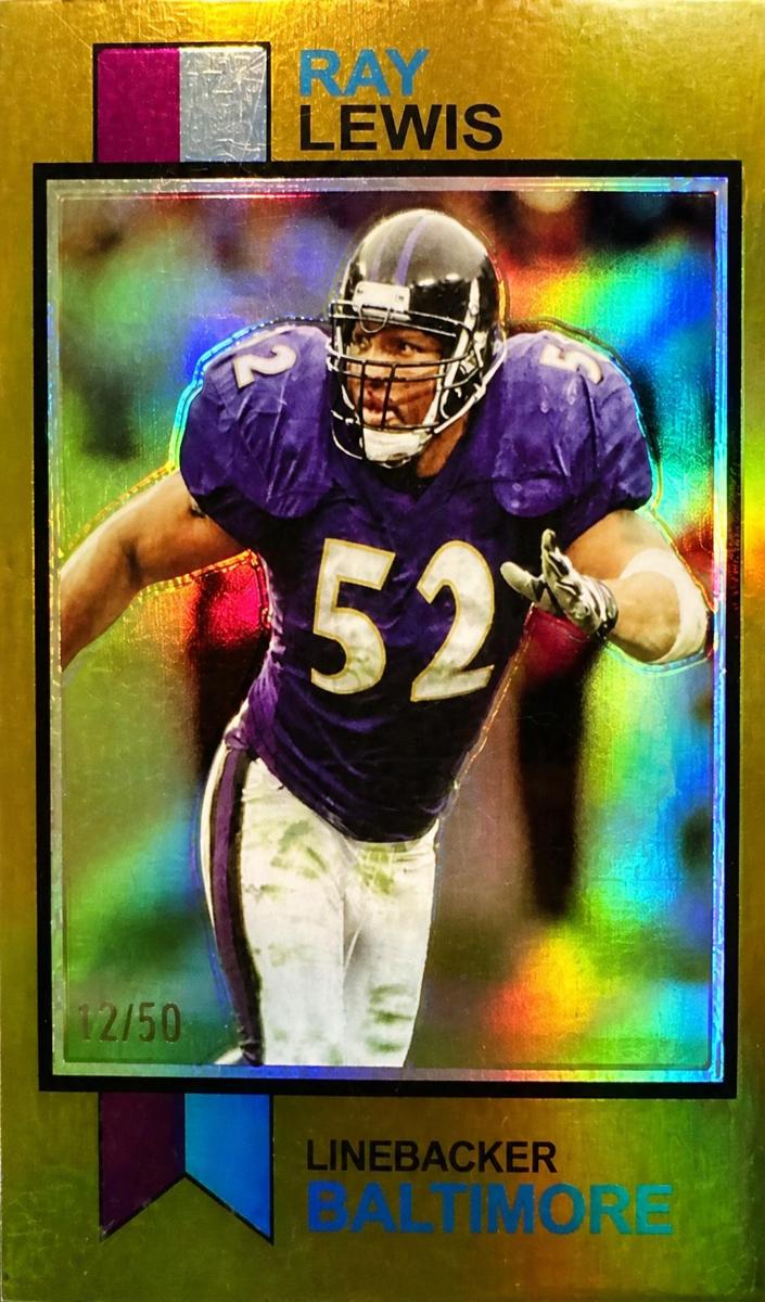 2023 Topps Composite Football Gold Refractor Ray Lewis #1973-2