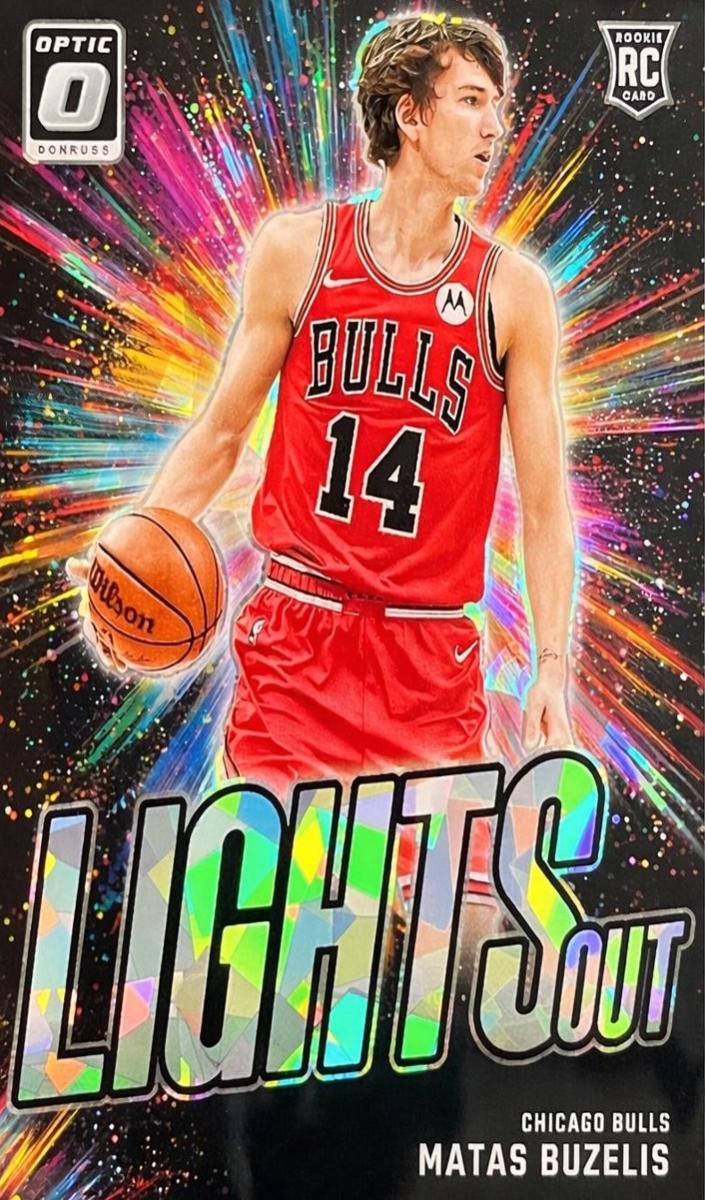 2024 Donruss Optic Basketball Cracked Ice Matas Buzelis #6