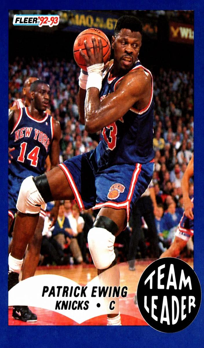 1992 Fleer Basketball Patrick Ewing #18 PSA 9
