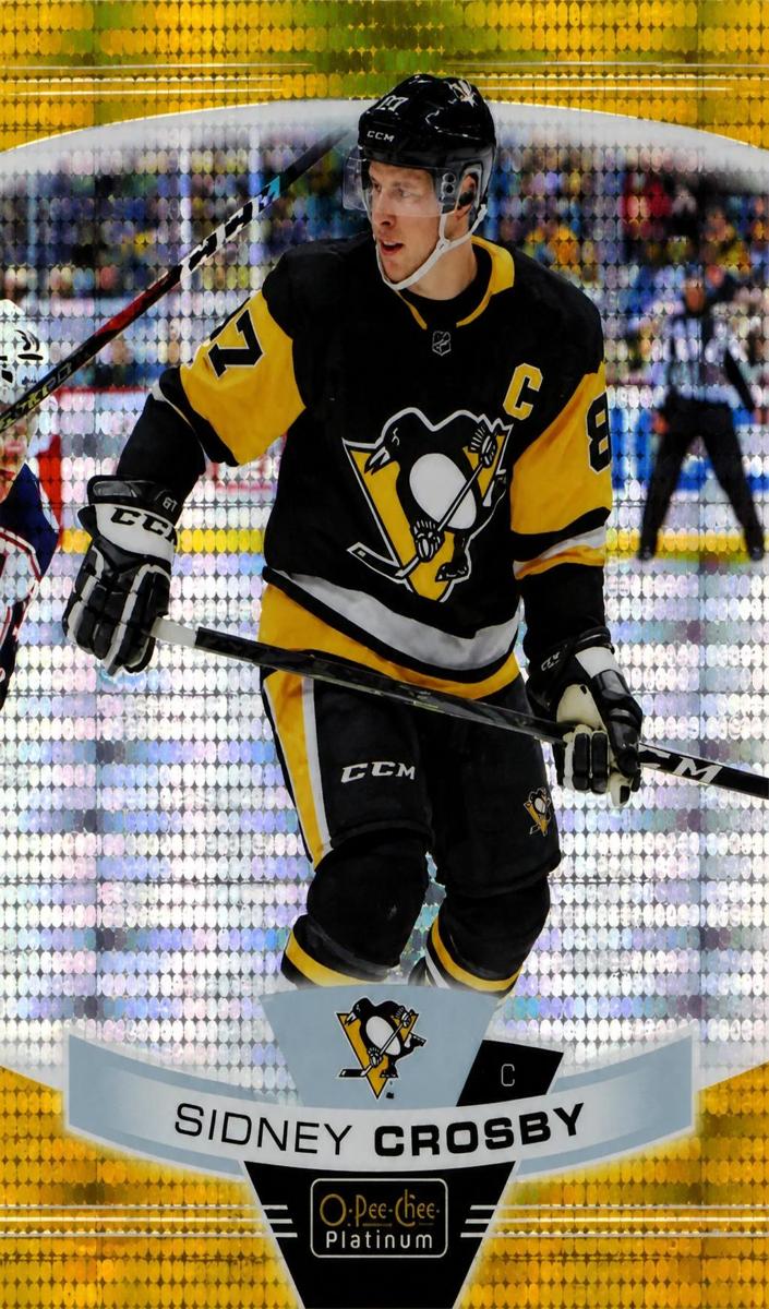 2019 O-Pee-Chee Platinum Hockey Seismic Gold Sidney Crosby #1 PSA 10