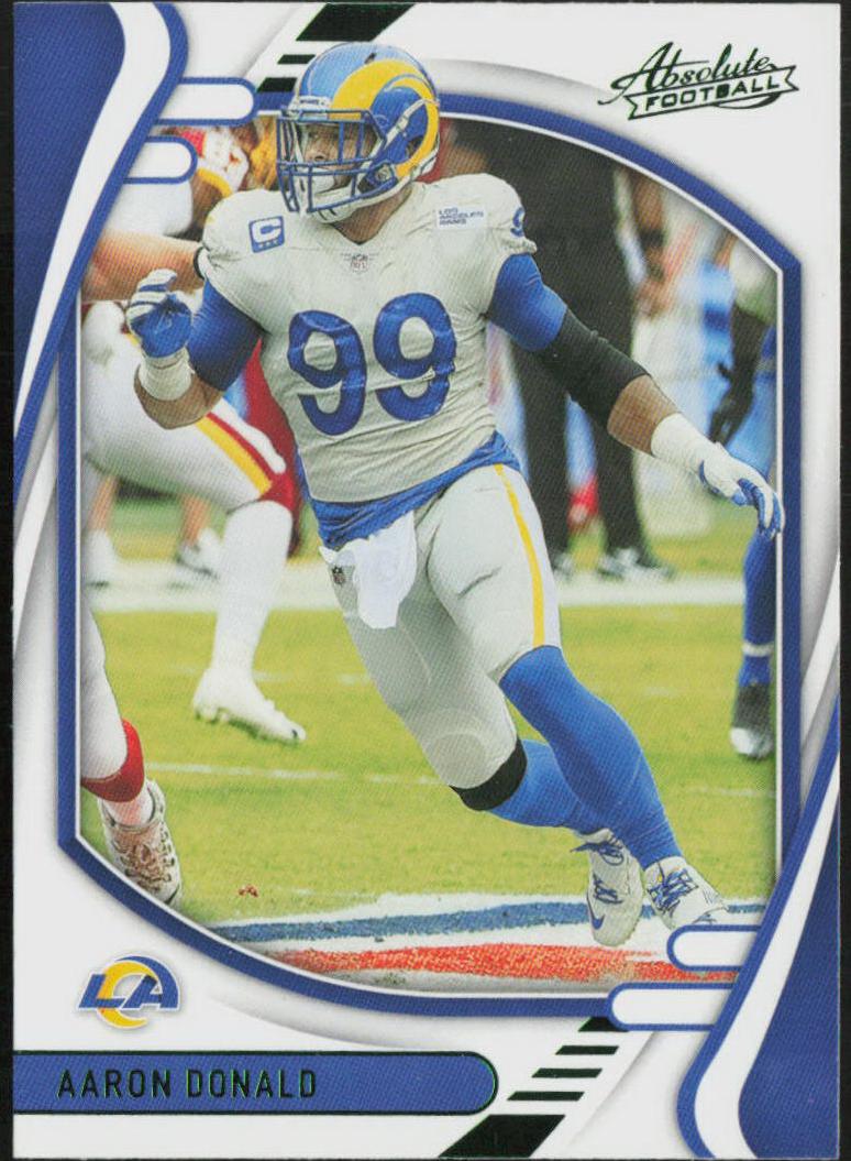 2021 Panini Absolute Football Green Aaron Donald #4