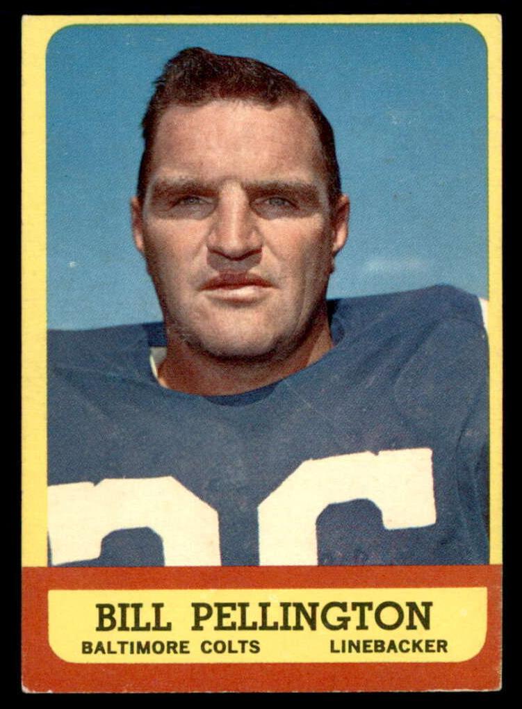 1963 Topps Football Bill Pellington #10